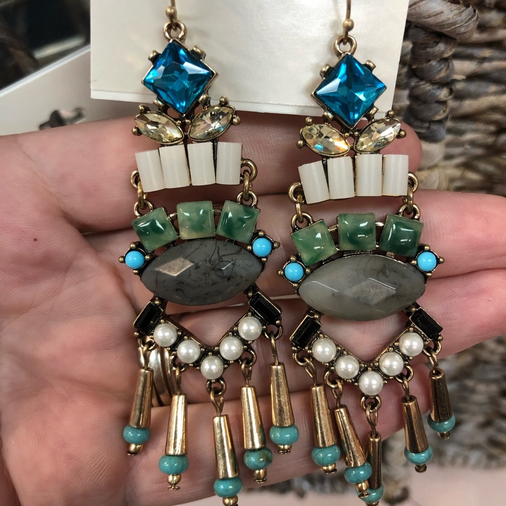 NWT Multi Color Chandelier Earring